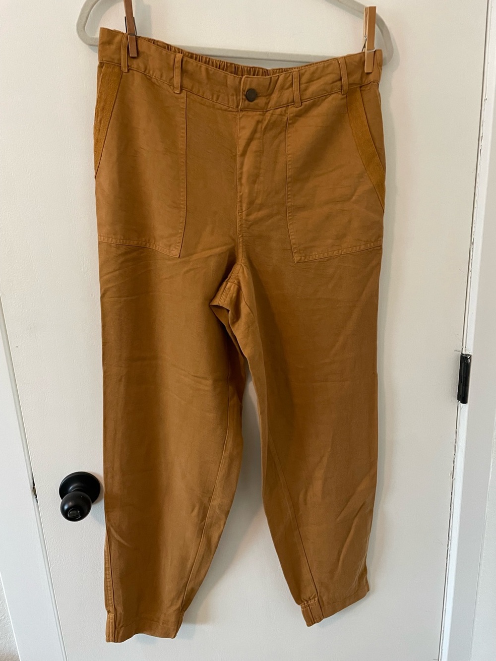 LOGO by Lori Goldstein 4X Oak Regular AnyWEAR Stretch Ankle Pants A588433 0102
